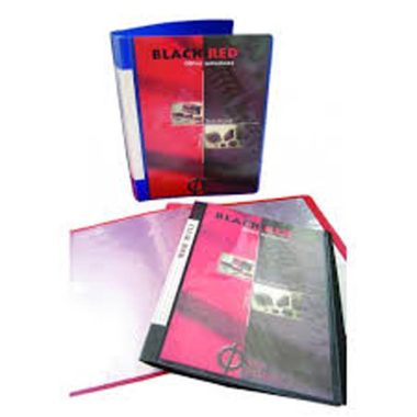 B/R DISPLAY BOOK 40 POCKETS BD40-RED BR73003