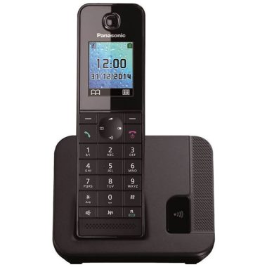The Panasonic KX-TGH210 digital cordless phone has a modern design, rich in features for quality rendering with ease in communication. It is equipped with a 1.8 "color lighted display, large ergonomic keys, 200-seat phone book and 50 incoming call barring. In addition, it features ECO Mode, noise reduction of up to 75% at the push of a button and is also compatible with object tracking.