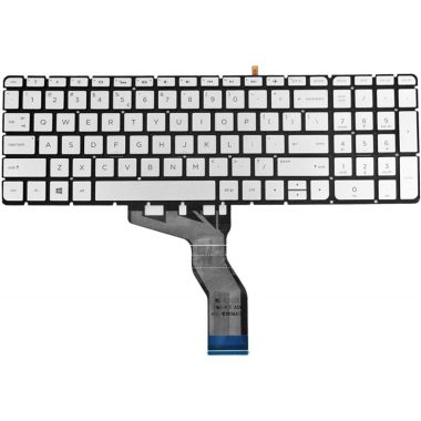 Keyboard for HP Pavilion 15-BC Series - Silver Limassol Cyprus
