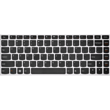 Laptop Keyboard for Lenovo U400 25203617 - Silver Frame - US Layout Limassol Cyprus